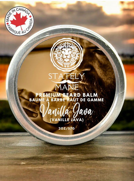 Stately Mane Vanilla Java Beard Balm 2 Oz. - ShearsShoppe.com