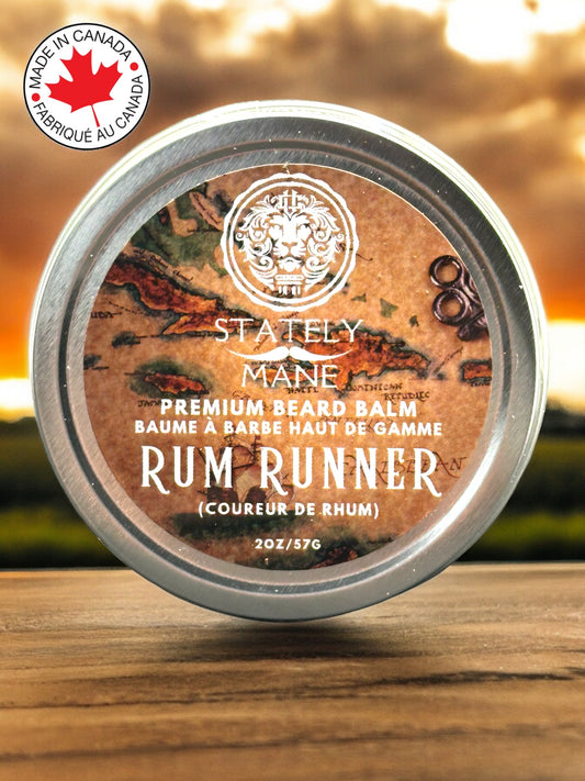 Stately Mane Rum Runner Beard Balm 2 Oz. - ShearsShoppe.com