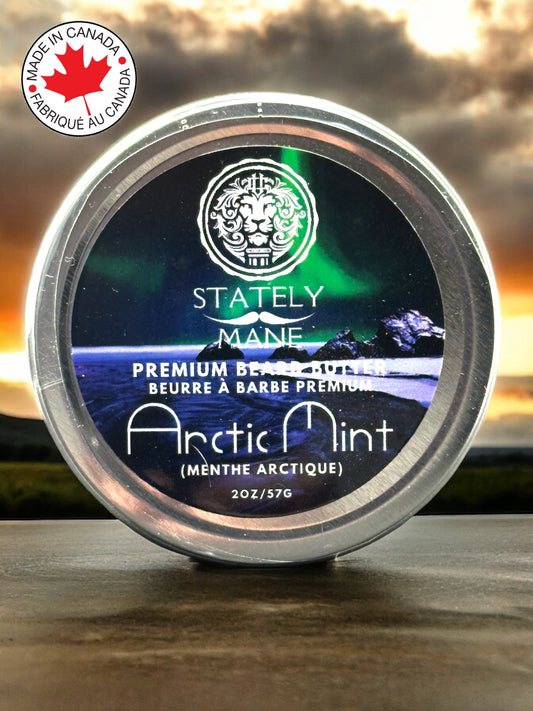 Stately Mane Arctic Mint Beard Butter 2 Oz. - ShearsShoppe.com